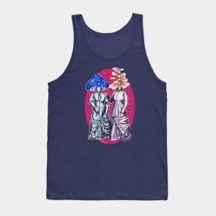 Victorian Mushroom Ladies Tank Top